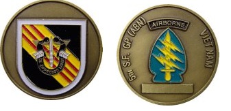 5th Special Forces Group (vietnam) Challenge Coin E 