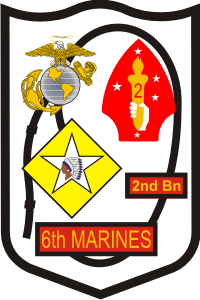 2nd Bn 6th Marine Regiment Decal 