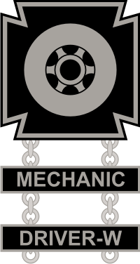 driver mechanic badge