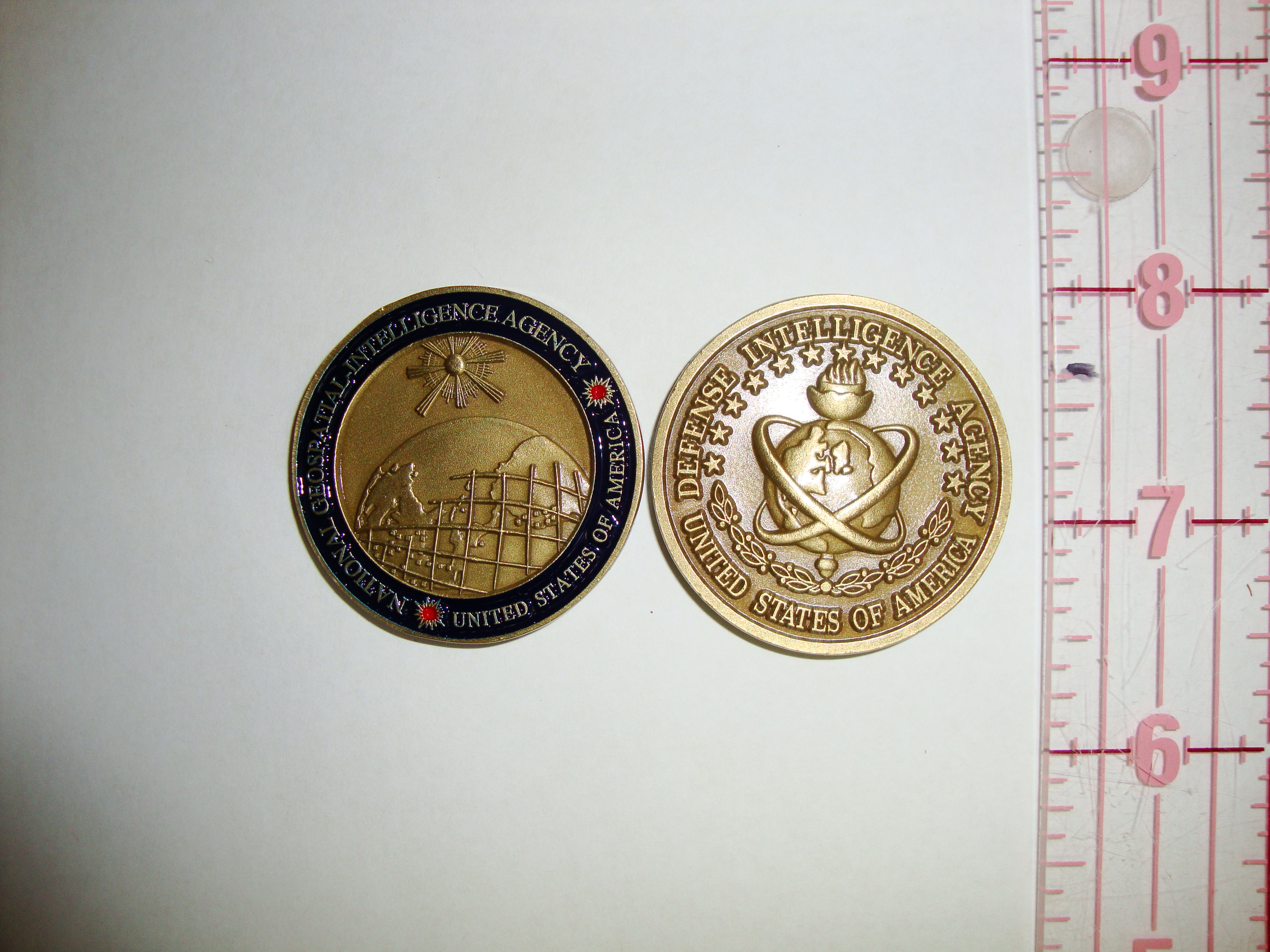 Army Challenge Coins Defense Intelligence Agency (DIA) Medical Center  Challenge Coin | North Bay Listings Cia Challenge Coin