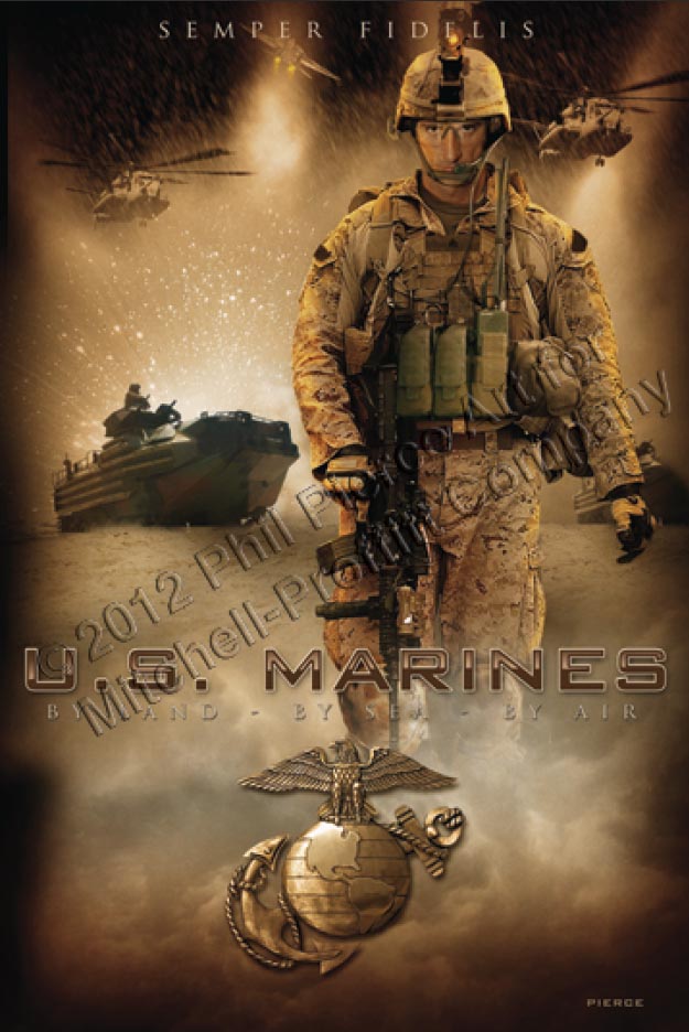 US MARINES Full Color Poster | North Bay Listings