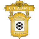 Army Distinguished Pistol Shot  Decal