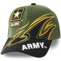 Army Star Multi-Position Direct Embroidered Shark Fin Ball Cap