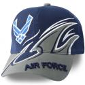 Air Force Hap Arnold Wing Multi-Position Direct Embroidered Shark Fin Ball Cap