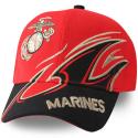 Eagle, Globe and Anchor Marines Multi-Position Direct Embroidered Shark Fin Ball