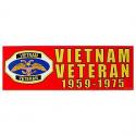 Vietnam Vet 59-75 Bumper Sticker