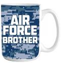 Air Force Brother Full Color Sublimation on 15oz Mug