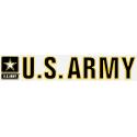US Army with Star Logo Decal