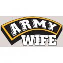 Army Wife Decal