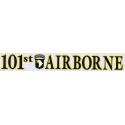 Army 101st Airborne with Shield Logo Bumper Sticker