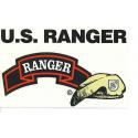 US  Ranger Tab Decal  