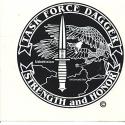 Special Forces Afghanistan CJSO Task Force Dagger Decal