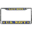 US Navy Wife License Plate Frame 