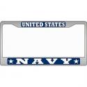 Navy Auto License Plate Frame