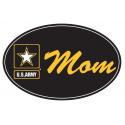 ARMY STAR MOM OVAL MAGNET