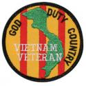 God Duty Country Vietnam Veteran Patch 