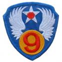 9th Air Force Patch WWII