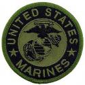 Marine Globe & Anchor Patch OD