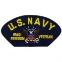US Navy Iraqi Freedom Veteran Hat Patch