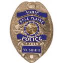 Bell Plaine Minnesota Police (Admin) Department Officer's Badge all Metal Sign w