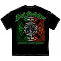 FIREFIGHTER IRISH FAMILY DUTY HONOR T-SHIRT