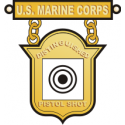 USMC Distinguished Pistol Badge Decal