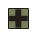 FIRST AID SYMBOL RUBBER PATCH  Hook and Loop