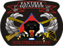 1-61 Cavalry Panther Squadron Rifle & Sabre Decal   