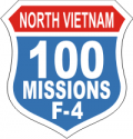 100 Missions F-4  Decal