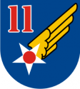 11th Air Force Decal   