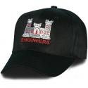 Corps of Engineers Direct Embroidered Black Ball Cap
