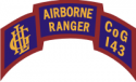 143rd Infantry Airborne Rangers Company G  Decal