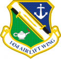 143rd Airlift Wing Decal      
