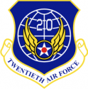 20th Air Force Decal