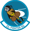 22nd Fighter Squadron Decal      