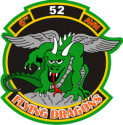 6-52nd Aviation Regiment Flying Dragons Decal    