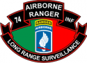 74th ABN Rangers LRS Decal