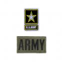 2 Pack Patch Set For Flight Suit ARMY