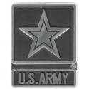 ARMY STAR CHROME PLATED DECAL