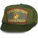 Marine Semper Fi with Eagle Globe and Anchor Patch Cam0 Ball Cap