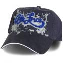 Air Force Chenille Embroidery with Imprint Navy Blue Sandwich Bill Ball Cap