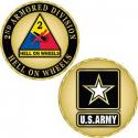 2nd Armored Division Challenge Coin 