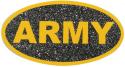 Army Glitter CarCal Decal