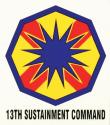 Army 13th Sustainment Command Decal