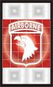 Army 101st Airborne White Vinyl Taillight Decal 