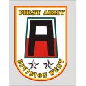 1st Army Division WEST Decal