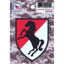 11th Armored Cavalry (Black Horse) 4 Color Process Decal