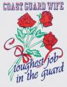 Coast Guard Wife, Toughest Job in the Guard Decal