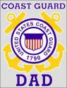 US Coast Guard Dad Decal