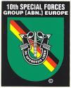 Special Forces 10th Group Europe Decal 